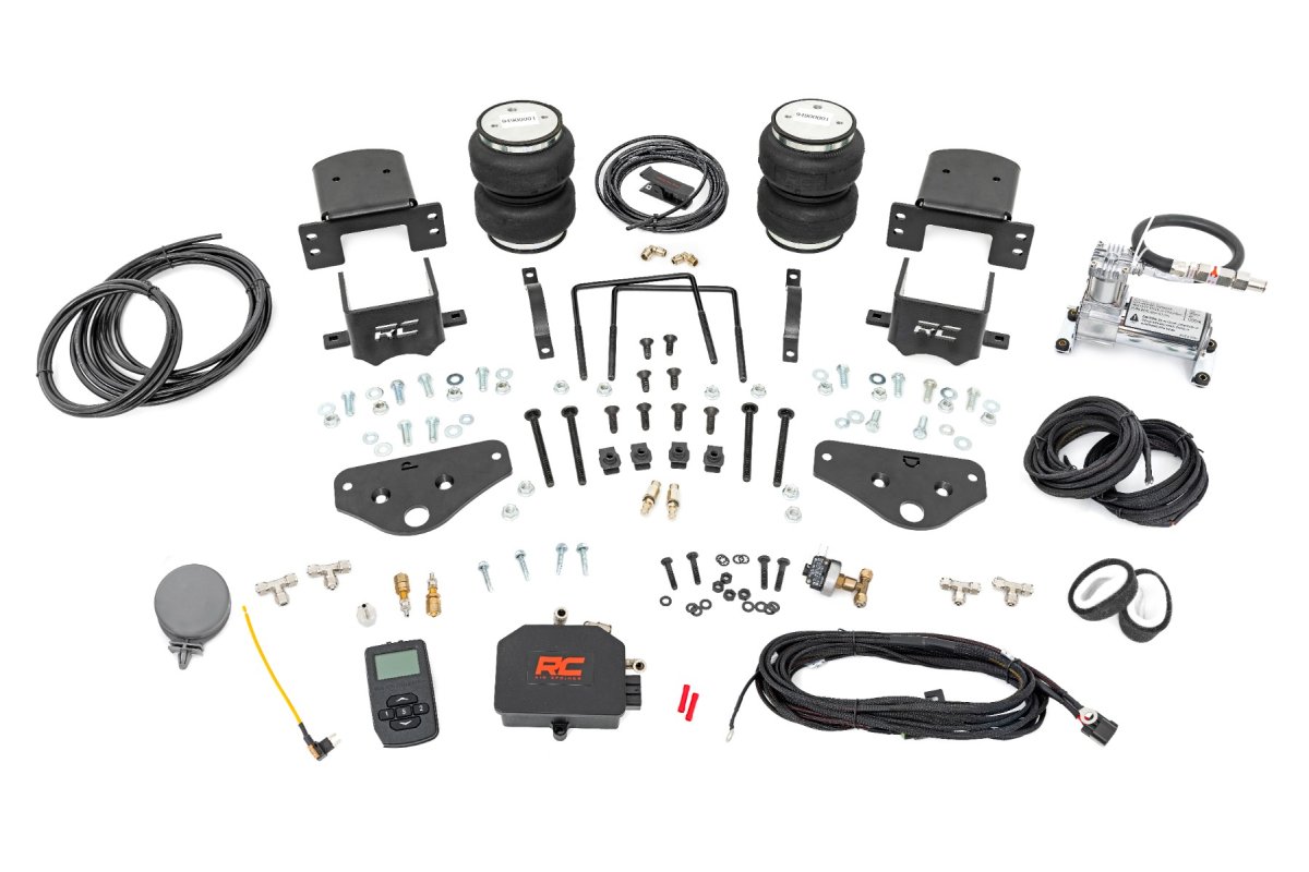 Ford F-250 Super Duty Air Spring Kit - Rear - Rough Country - Wireless Controller - '23-'25